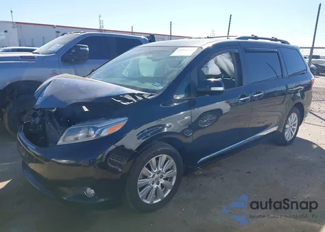 2017 Toyota Sienna Limited Premium 7 Passenger from USA, damaged, VIN 5TDDZ3DC7HS152895
